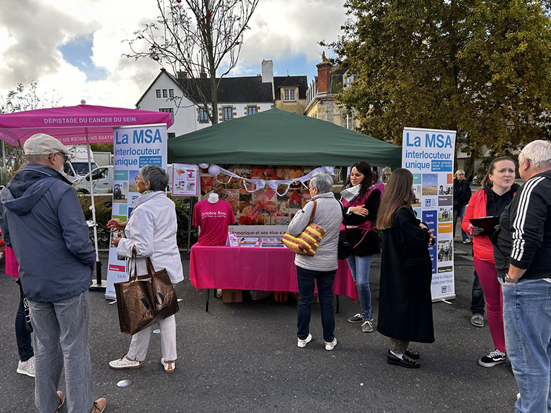 Les délégués MSA d’Armorique mobilisés pour Octobre Rose : un engagement concret pour la prévention